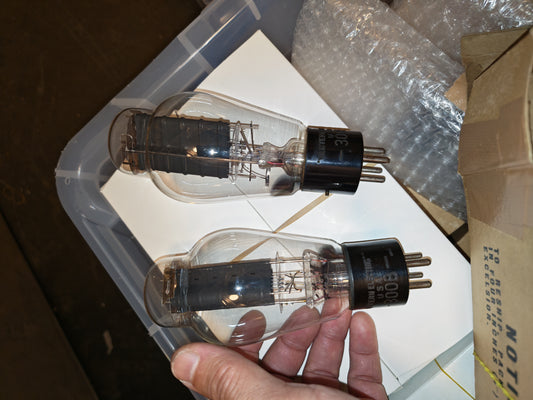 Western Electric 300b engraved base for Brandt