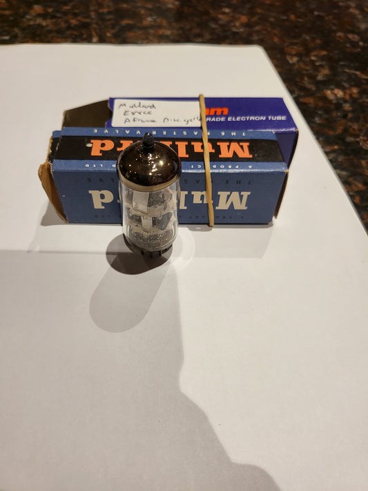 Mullard ECC88 Silver Shield A Frame Disc Getter